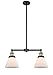 Innovations 209-BAB-G41-LED 2 Light Vintage Dimmable LED Chandelier, Black Antique Brass