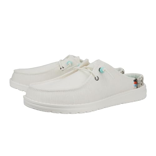 Image of HEYDUDE Women's Wendy Slip Mule Classic | Lightweight Women's Slip-On Shoes | Comfortable & Casual Everyday Footwear