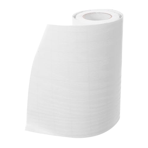 NUOBESTY Rodapié Autoadhesivo Flexible 5 m x 120 Mm En Pvc, Tira Adhesiva Para Zócalo En Superficies Lisas Como Madera y Cerámica, Adecuado Para Sala y Cocina