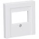 JUNG A569PLTWW Abdeckung f. TAE-Anschlussdose (Duroplast) Alpinweiß Serie A