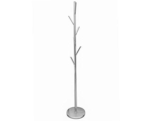 Jan Kurtz 494301 Kleiderständer Detroit Stahlrohr satiniert 170 cm hoch mit 6 Haken Cover