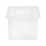Staples? Letter/Legal File Box, Clear