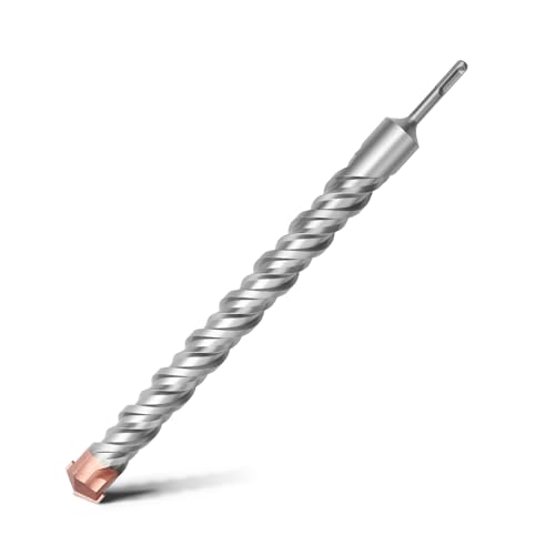 HSAWBIT 35mm x 460mm LONG SDS MASONRY DRILL BIT, TUNGSTEN CARBIDE TIP SDS PLUS SHANK, FOR WALL STONE CONCRETE BRICK