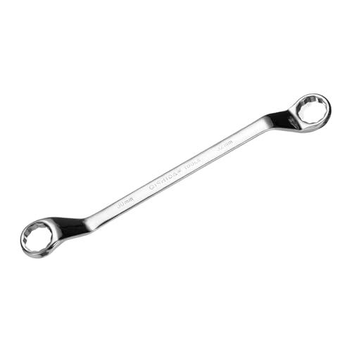 Clé à douille décalée longue portée 12 pans en acier chromé 30x32 - 4