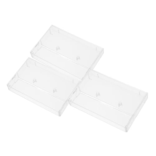 OSALADI Plastic Cassette Case Cassette Holder Tape Storage Audio Box Compact Portable Design