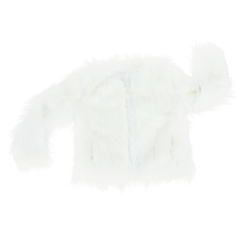 Manteau femme LED blanc XXL veste lumineuse originale vêtement mi-long