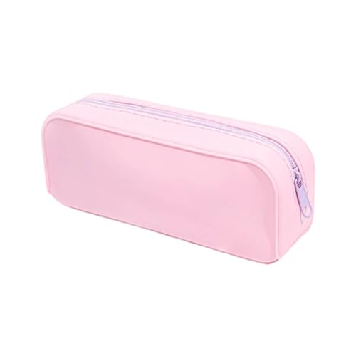 yanwuwa Estuche de silicona impermeable de gran capacidad, con cierre de cremallera, organizador de bolígrafos para suministros escolares, bolsas portátiles para lápices, b