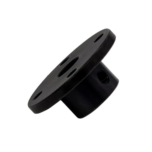 DPSQQ - Connecteur d'accouplement à bride rigide, 1 pièce 6 mm/8 mm/10 mm/12 mm, connecteur de support coupleur d'arbre guidage moteur en acier 45# (A 10 mm)(A 12mm)
