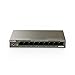 Produktbild Tenda PoE Switch 9 Port Gigabit LAN Switch mit 8 PoE+ Ports (92W, VLAN, IEEE-802.3af/at, Plug-and-Play Netzwerk Switch, lüfterlos)(TEG1109P-8-102W)