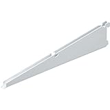 Organized Living freedomRail Bracket for Ventilated Shelves, 12-inch - White