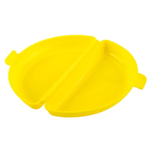 Escalfador de huevos para microondas, 8.27 x 4.72 pulgadas, antiadherente, multifuncional, escalfador de huevos de larga duración, máquina para hacer tortillas de huevos para hornos microondas