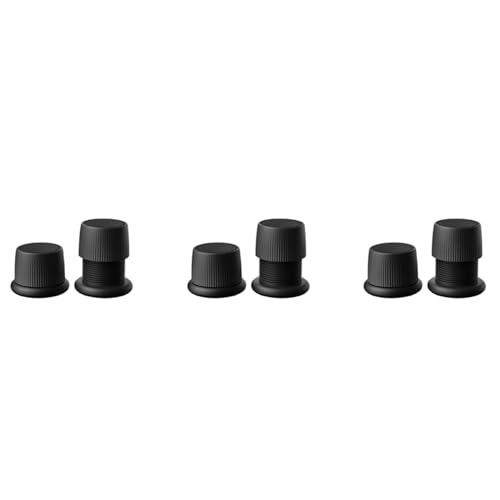 Janasiba 6X Rehausseurs de Lit Réglables Rehausseurs de Meubles Robustes Canapé Table Canapé ÉLévateur de Sol - Noir
