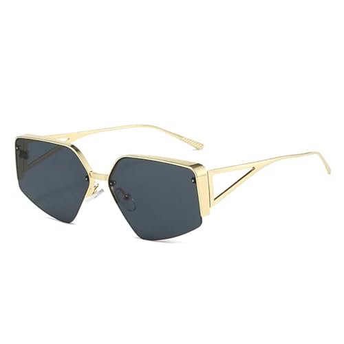 Lunettes de soleil œil de chat polygonales femmes hommes tendance rétro vintage UV400
