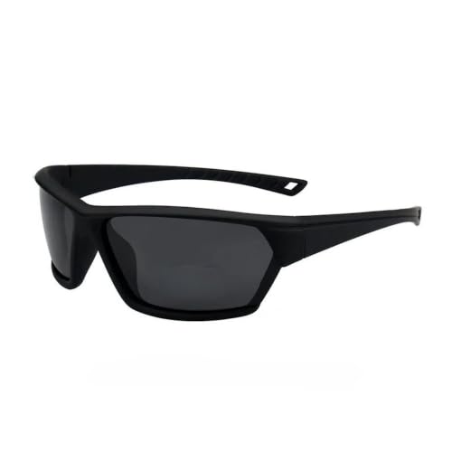 Lunettes de soleil polarisées de sport homme cyclisme et femme pêche C4 noir