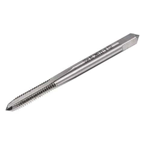 sourcing map Gewindefräser 8-32 UNC M42 HSS 3 gerade Fluten Gewindebohrer 2B Toleranzklasse Cover
