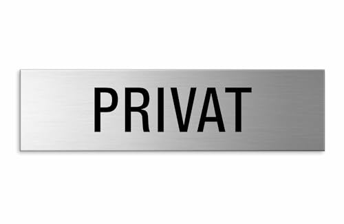 Ofform Design 10107-S Türschild Privat 150x40 mm