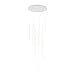 Kuzco Lighting MP14924-WH Chute - 135W LED Pendant-39.38 Inches Tall and 23.63 Inches Wide, Finish Color: White