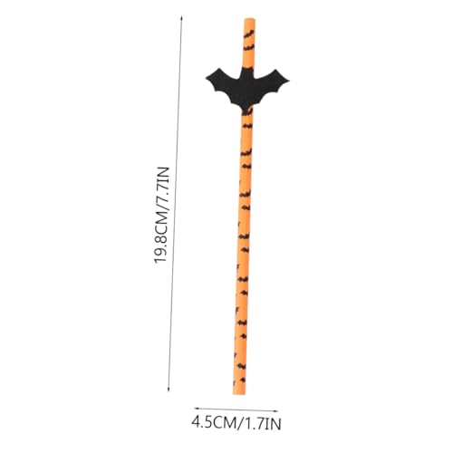 VALICLUD 50 pitillos de papel para Halloween miniatura 2