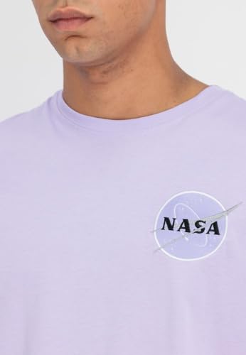 Alpha Industries Space Shuttle T T-Shirt für Herren Pale Violet – Ansicht 4