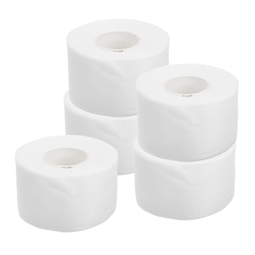 Beavorty 5 Pack Barber Neck Strips Hair Scarf Cotton Neck Wraps Disposable for Cutting Soft Comfortable for Salon Use