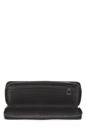 Pre-Loved Black Monogram Taurillon Zippy Vertical Wallet, Black4