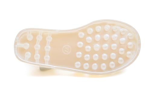 Image of GUGUYeah Jelly Sandals for Girls,Closed Toe Princess Costume Summer Dress Shoes Fisherman Gladiator Water Beach Flat Sandals for Toddler /Little Kid /Big Kid