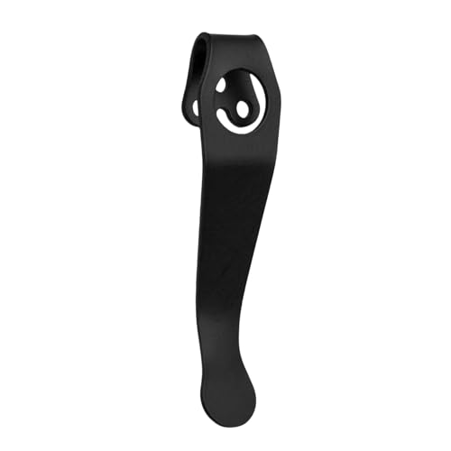 BELOWSYALER Clip trasero de aleación para cuchillo de bolsillo plegable, accesorios de herramientas, clip trasero, soporte de clip trasero plegable