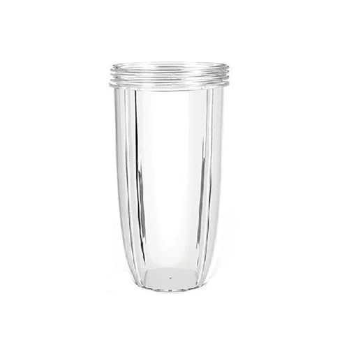 Vaso de repuesto transparente for exprimidor de 18/24/32 oz, compatible con NutriBullet. Conserva los alimentos y disfruta de una experiencia deliciosa y saludable.(32OZ)