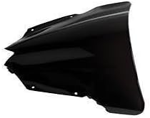 XMT-MOTO Double Bubble Windshield Windscreen fits for YAMAHA YZF R6 2008 2009 2010 2011 2012 2013 2014 2015 2016,Black
