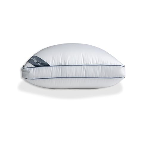 Pillow Fight Knockout - Queen/Standard, Luxury & Adjustable, Down Alternative Pillow, Bed Pillows, Neck Pillow, Cooling Pillow for Back Support, Stomach, and Side Sleepers (Standard Size, Single) Cover