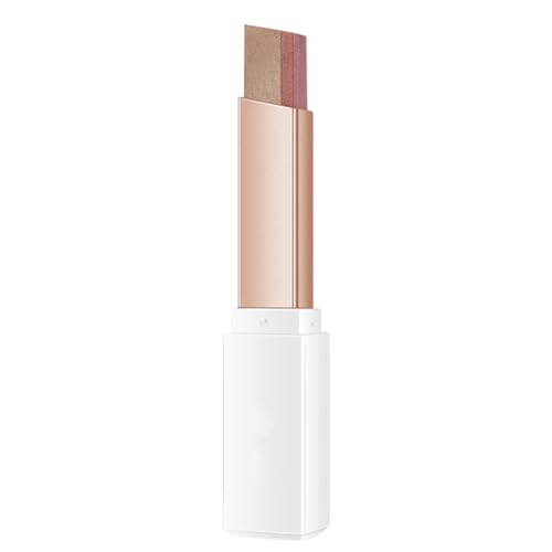 Nanmiyan Barras de sombra de ojos para ojos - Lápiz de sombra de de doble color,Resaltador de Crayon Maquillaje a prueba de agua, mate Shimmer Eye Stick para mujeres niñas
