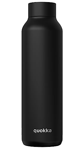 Quokka SOLID JET BLACK | TERMO BOTTIGLIA IN ACCIAIO INOX 850 ML