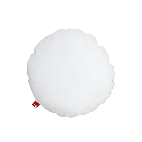 POWER INN – Innenkissen Baumwolle | 40 cm - Rund | Waschbares Kisseninlett als Dekokissen, Sofakissen und Kopfkissen | gefüllt mit Oeko Tex 100 Füllwatte (1, 40 cm)