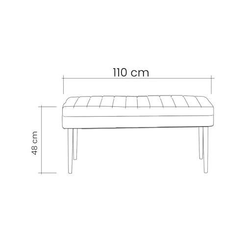 Banc polyvalent Dmora noyer et anthracite coffre de rangement de 110 cm