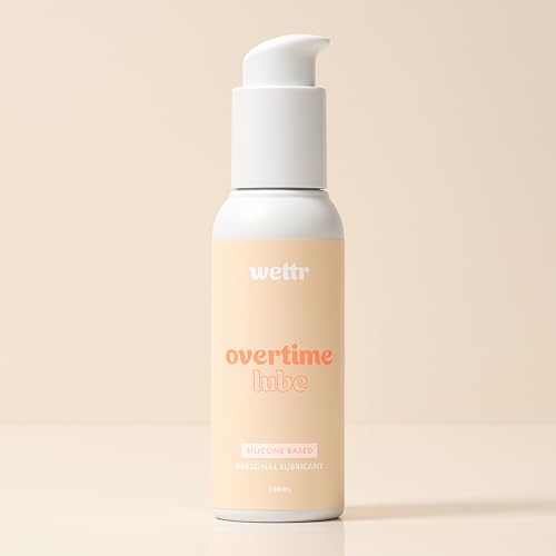 Overtime Silikon Gleitgel by wettr | Ultra-Langanhaltendes Silikon Gleitmittel für Anal & Intim | Seidig-Glatt Wasserfest (100ml)
