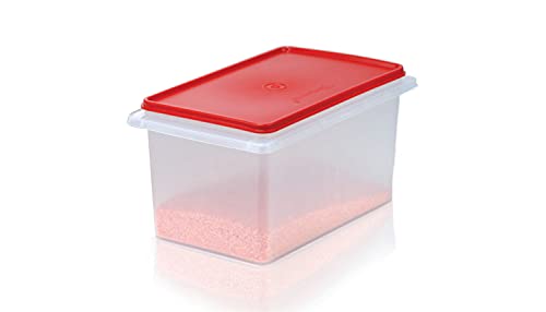 Tupperware TRK085 Plastic Rice Keeper - 5 kg, Red. (B01MRVJU4W) Amazon Price History, Amazon Price Tracker
