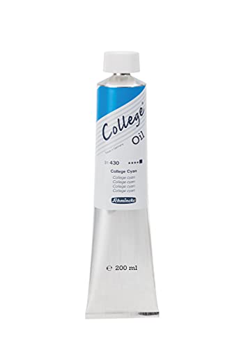 Schmincke - Óleo College®, College® Cyan en tubo de 200 ml,...