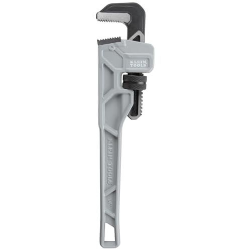 Klein Tools 68224 14-Inch Aluminum Pipe Wrench, 2-Inch Jaw