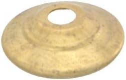 B&P Lamp® 7 1/2 Inch Diameter Solid Brass Vase Cap, Unfinished