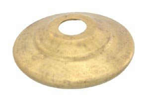 B&P Lamp® 2 1/4 Inch Diameter Solid Brass Vase Cap, Unfinished
