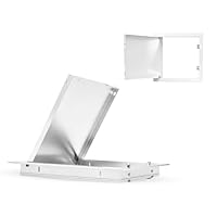 RANJIMA Revisionsklappe, 30x30cm Serviceklappe zur Inspektion Abdeckung Tür mit Drucköffnung für Wand im Freien Trockenbau Revisionstür Wartungsklappe Verdeckte Kabel Rohre Sicherungskasten Unterputz