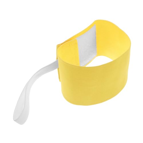 LOORGVEL 反光素材使用の可能キャプテン腕章 弾性バンドで快適なフィット感 夜間視認性向上の 設計 チームスポーツ用袖章 可能な無地デザイ