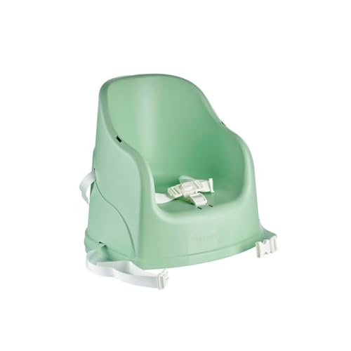 THERMOBABY - Elevador de silla TUDI - De 6 a 36 meses (o hasta 15 Kg) - Cómoda - Compacta - Verde Celadón - Made in France