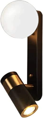 Lumière murale moderne LED avec spot de lecture réglable blanc