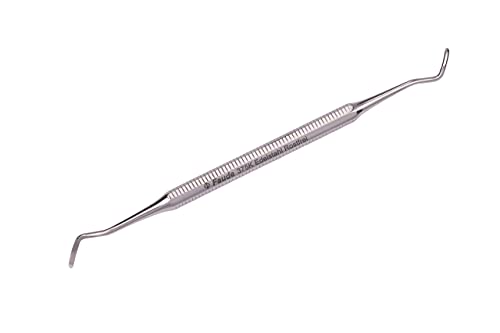 Faude Eckenheber, Allrounder Fußpflegeinstrument, für eingewachsene Fußnägel, Nagelreiniger; Nagelheber aus rosfreiem Edelstahl, Profiqualität (Eckenheber 12,5cm)