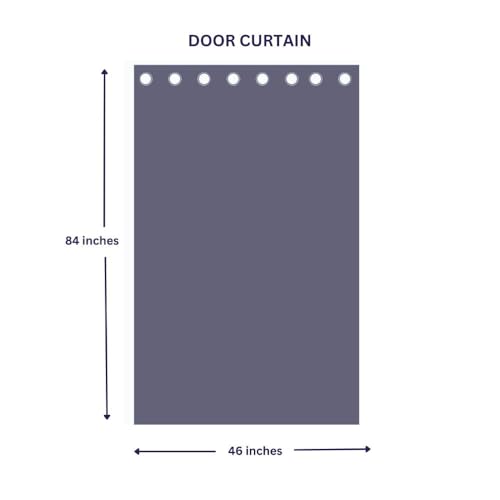 Image of Wakefit Curtains 7 feet Long Set of 2, Curtains for Bedroom /Living Room, Door Curtains 7 feet, Sheer Curtains, Polyester Curtains, Decoration Items for Home Decor (Nut Brown)