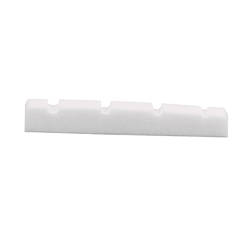 ULDIGI Professional Guitar Bone Nuts Oxen Bone Bass Nut High-tone Durable Easy to Install Slotted Design