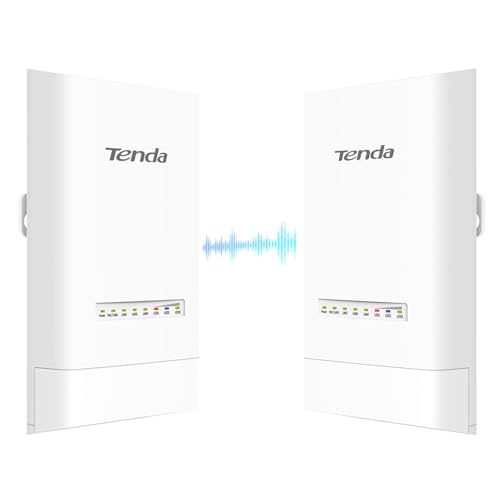 Tenda OS3 WiFi Bridge Point-to-Point WLAN Bridge Outdoor CPE (867 Mbit/s auf 5GHz, 5KM Reichweite,...