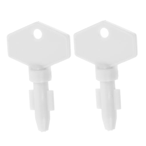 Generico Chiave Di Ricambio Per Dispenser Di Carta Igienica e Asciugamani Chiave Per Portacarta e Scatole Di Fazzoletti 2 Pezzi in Plastica Resistente Per Uso Commerciale e Bagno
