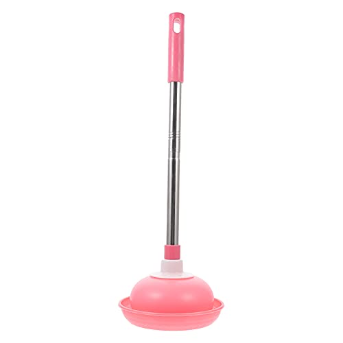 Image of Scicalife Toilet Plunger with Tray 22.83 Inch Bathroom Cleaning Tool for Easy Toilet and Drain Unclogging in Home Kitchen Office